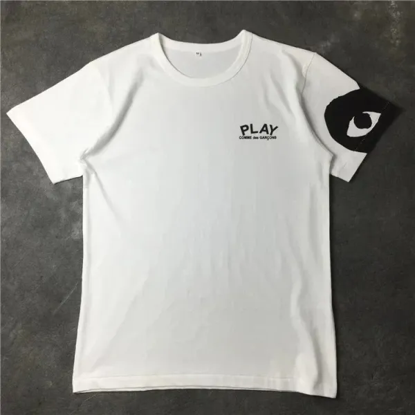Play Comme des Garçons Eye Patch T-Shirt White - 1