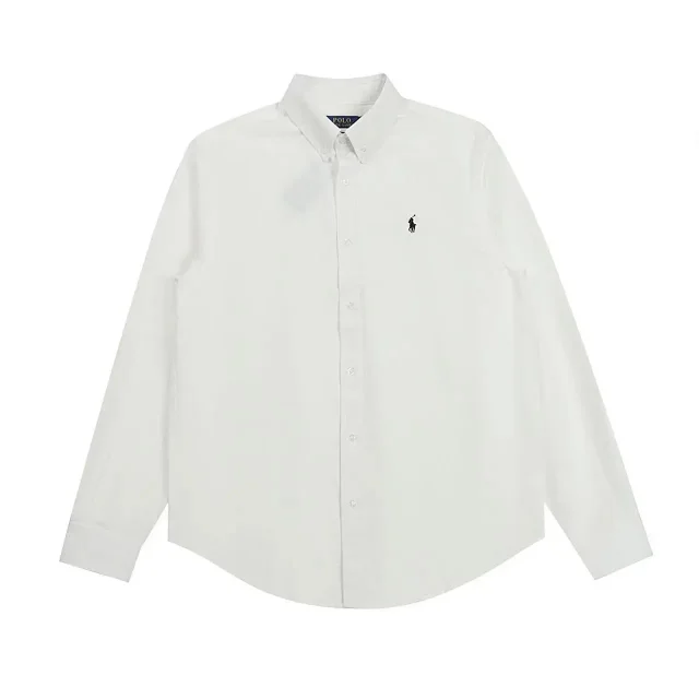 Polo Ralph Lauren Shirts Long-Sleeve Button-Down Oxford Shirt with Pony Embroidery product detail image 2