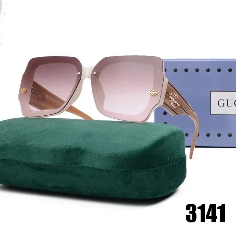 Gucci GG Marmont Oversized Square Pink Gradient Sunglasses - 1