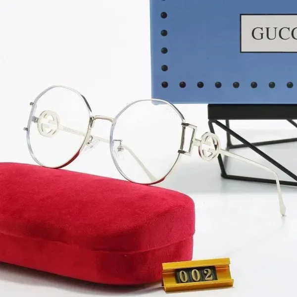Gucci GG Marmont Round Optical Glasses Silver - 1