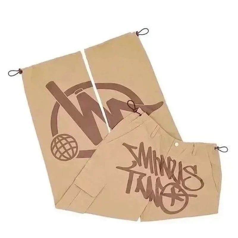 Corteiz x Unknown Artist Khaki Shorts with Graffiti Print - 1
