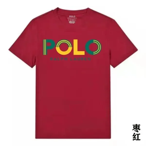 Ralph Lauren Polo Graphic Tee Burgundy - 1