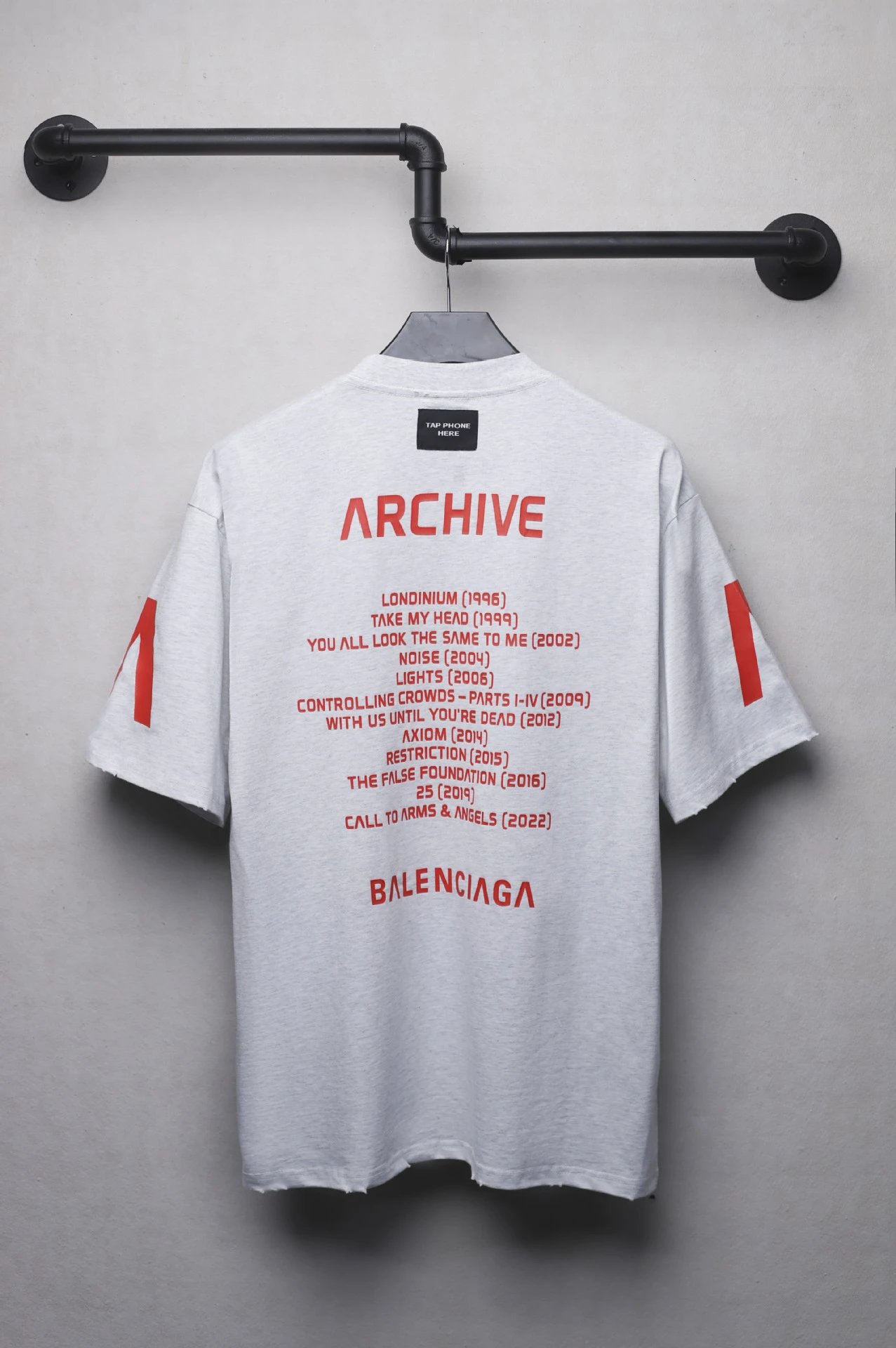 Off-White Wave Logo Black T-Shirt - 20