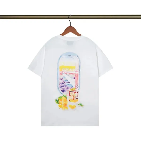 Casa Airlines x Artist Collaboration Graphic Print White T-Shirt - 1