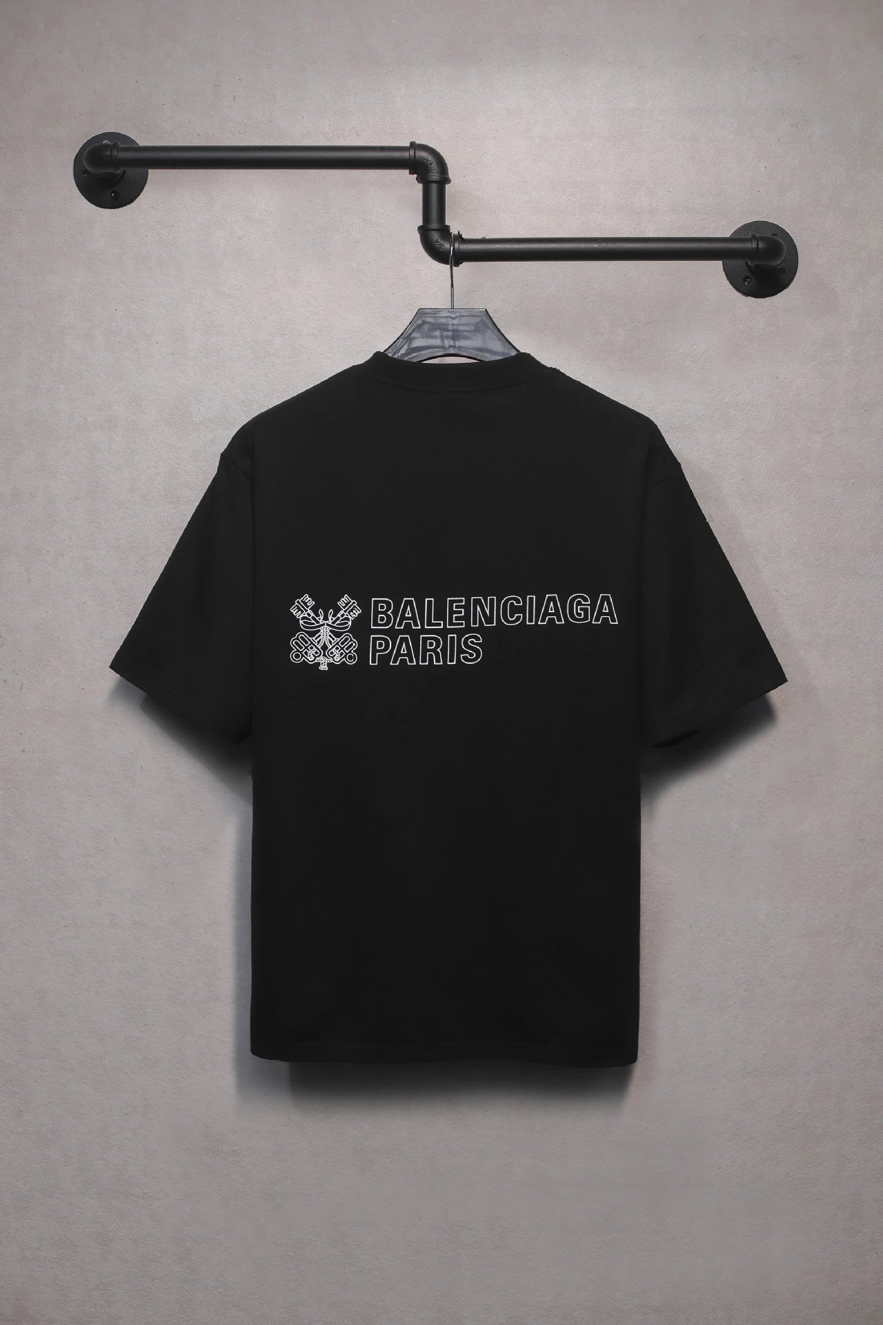 Off-White Wave Logo Black T-Shirt - 44