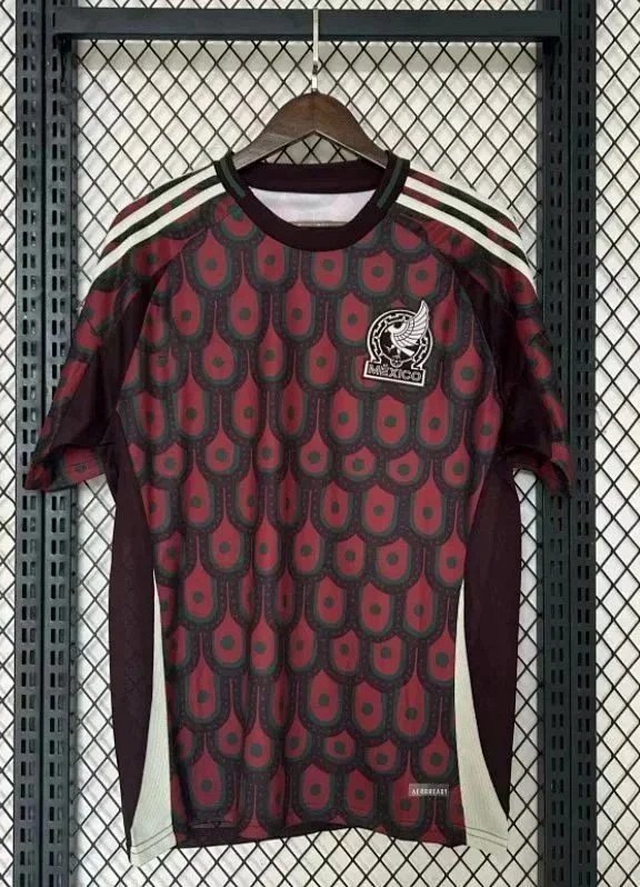 Adidas Mexico National Team 2022 Away Jersey Red Pattern product listing in Litbuy spreadsheet finds