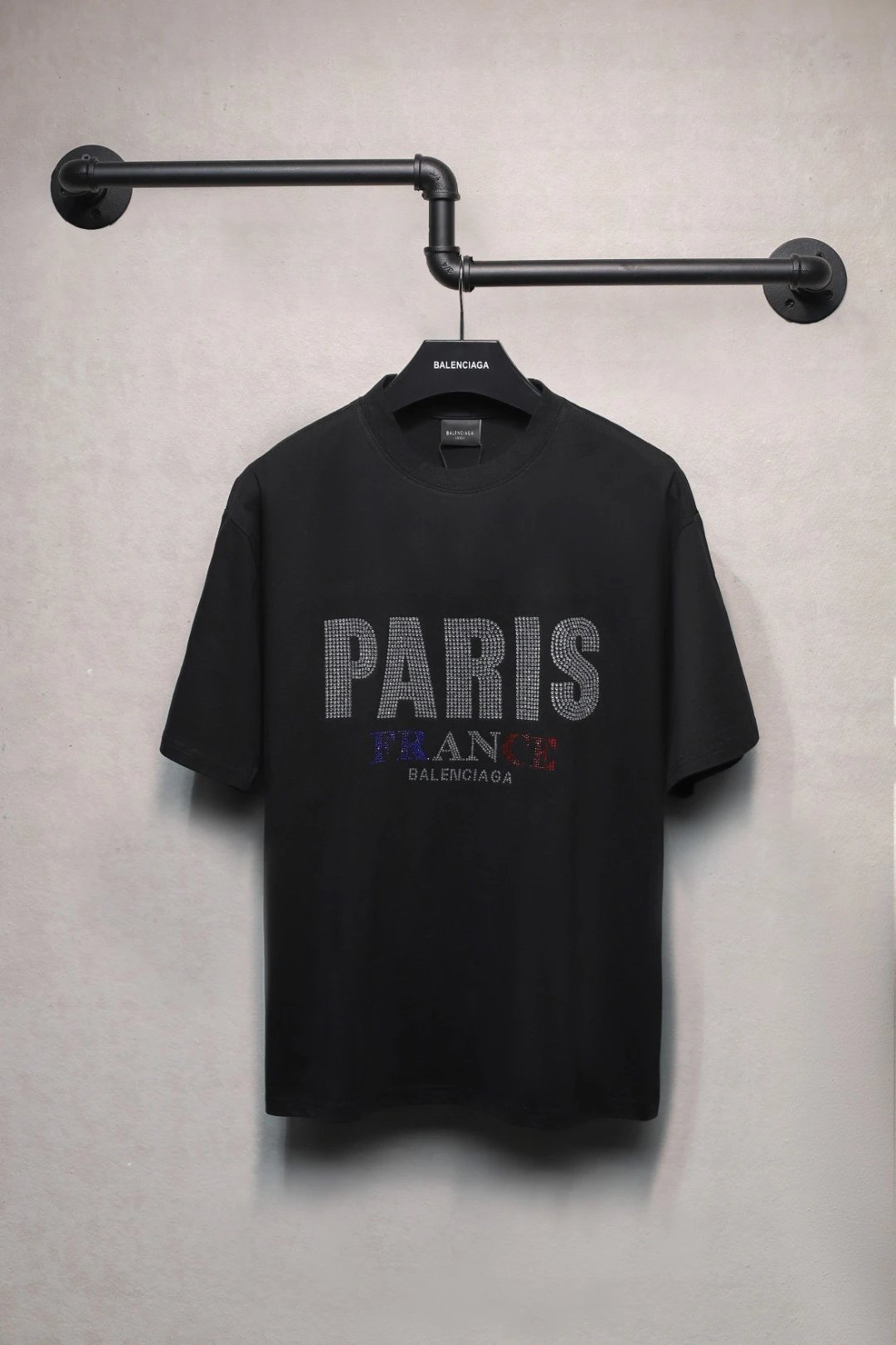 Off-White Wave Logo Black T-Shirt - 38