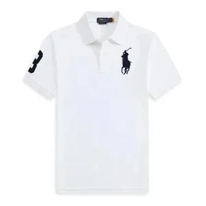 Polo Ralph Lauren Big Pony Polo Green with Orange Logo - 5