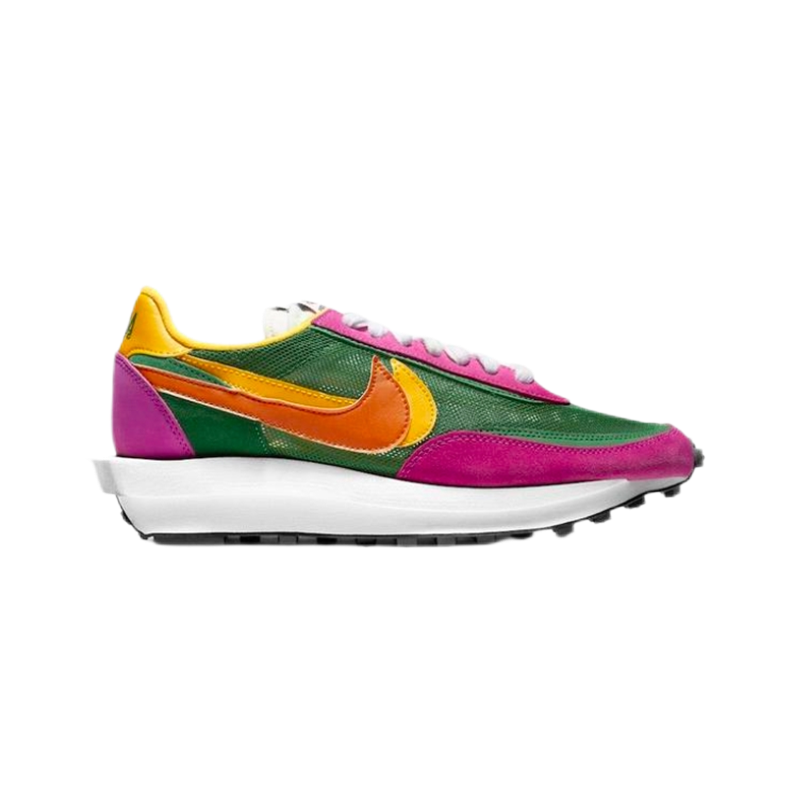 Nike Cortez x Sacai Vaporwaffle Gray Olive Sneakers - 12