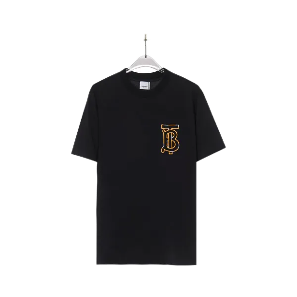 Burberry Check-Sleeve Cotton T-Shirt White - 4