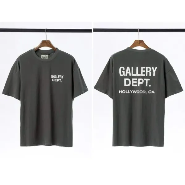 Gallery Dept. Hollywood CA Graphic T-Shirt Gray - 1
