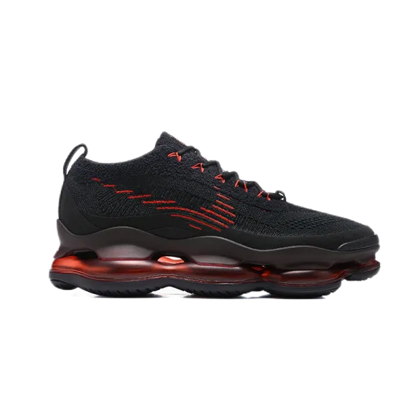Asics Gel-Quantum 360 Black/Red Transparent Sole Sneakers - 1