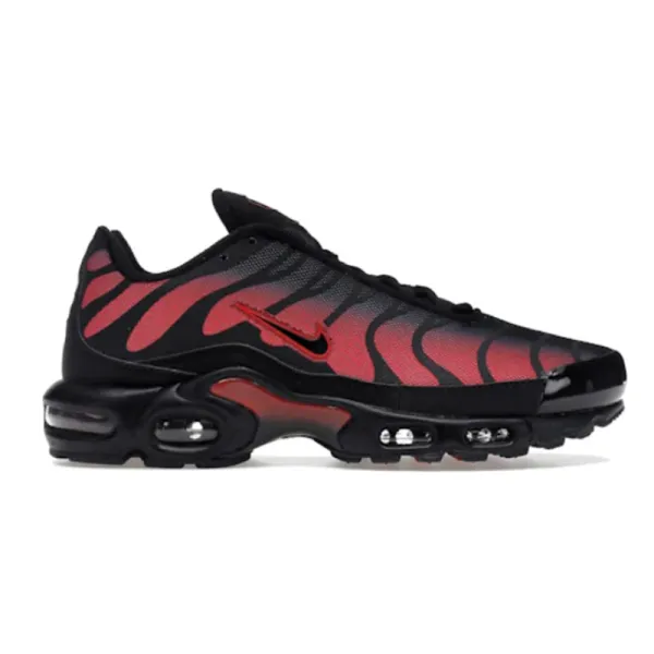 Nike Air Max Plus Black Red Flame Sneakers - 2