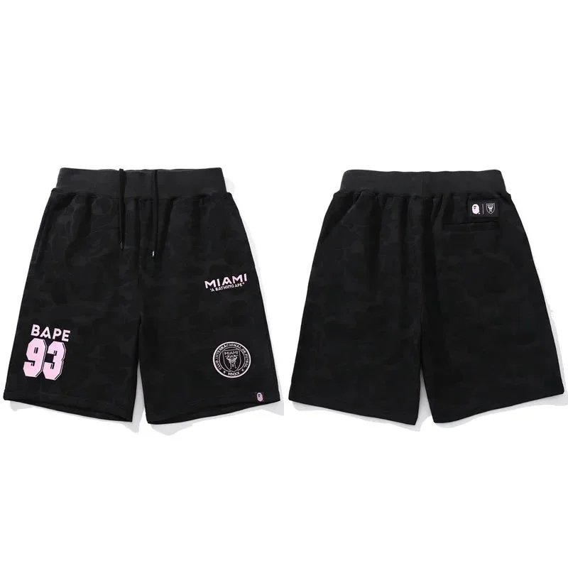 BAPE x Inter Miami CF Camo Shorts Black - 1