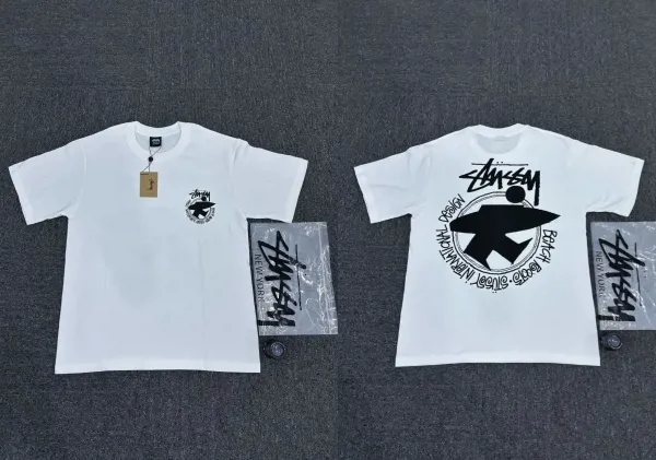 Stussy Beach Roots International T-Shirt White - 1