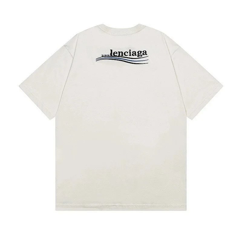 Balenciaga Lenciaga Logo Print Black T-Shirt product detail 9 in Litbuy spreadsheet finds