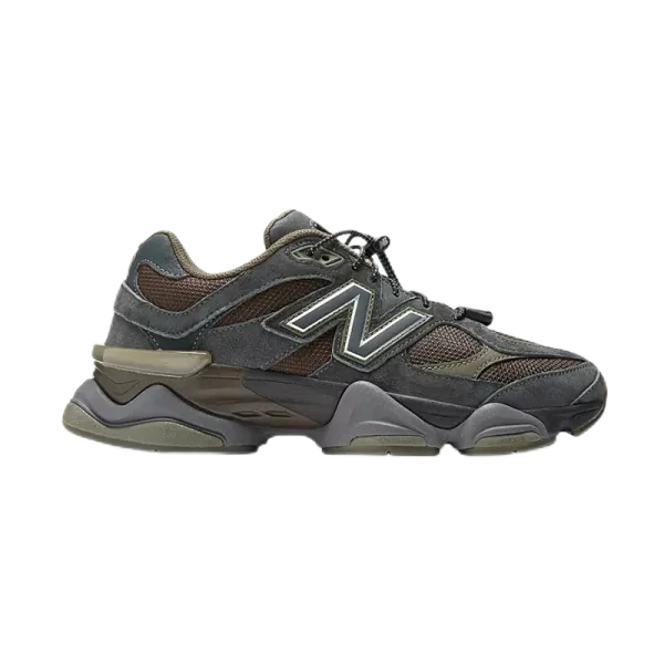 New Balance 9060 Olive Gray Sneakers - 16
