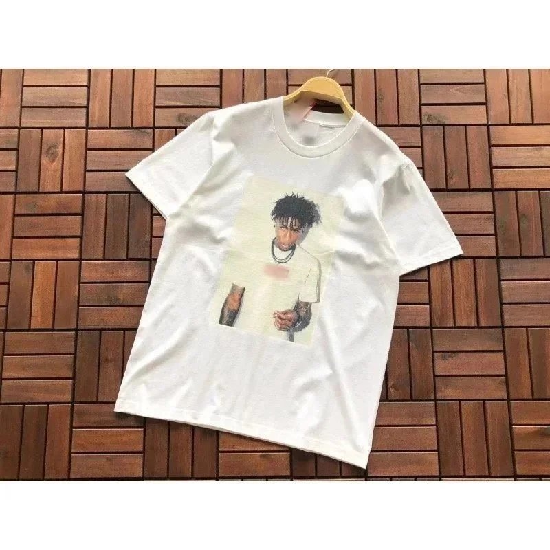 Gallery Dept. x XXXTentacion Portrait Graphic T-Shirt White - 1