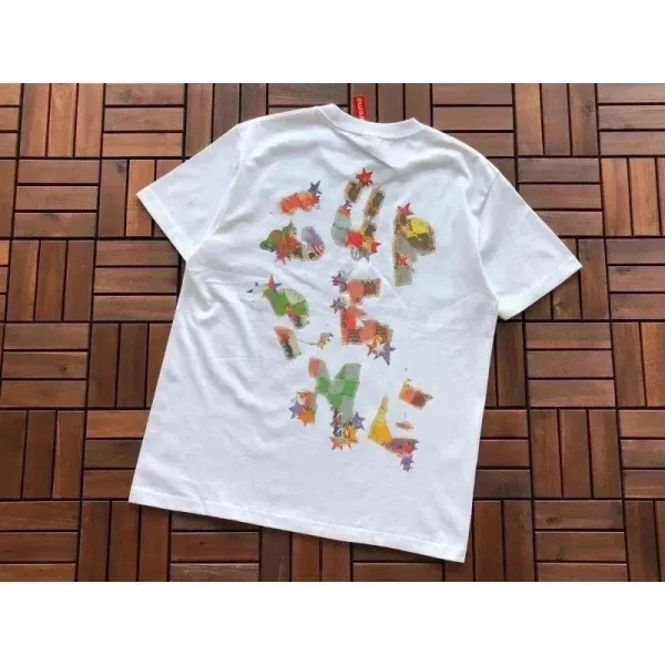 Supreme Collage Print White T-Shirt - 1