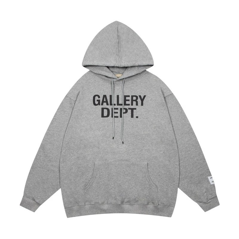 Gallery Dept. Bold Logo Hoodie Gray