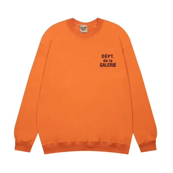Gallery Dept. Dépt. de la Galerie Orange Crewneck Sweatshirt - 1