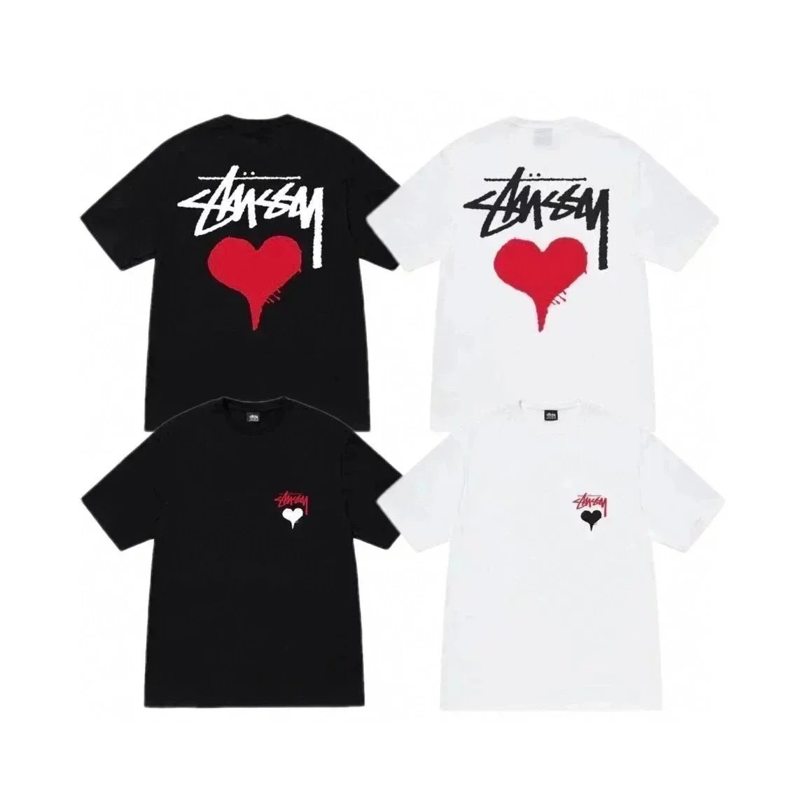 Stüssy International Design Corp. Mask Print White T-Shirt - 9