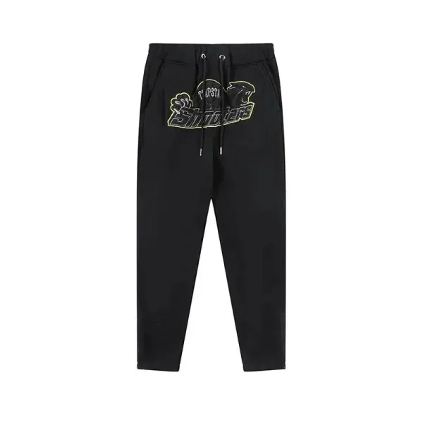 Corteiz Shooters Graphic Joggers Black - 1
