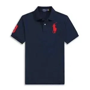 Polo Ralph Lauren Big Pony Polo Green with Orange Logo - 10