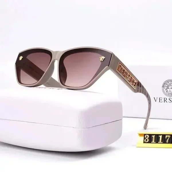 Versace Medusa Iconic Square Sunglasses Gray Gradient - 1