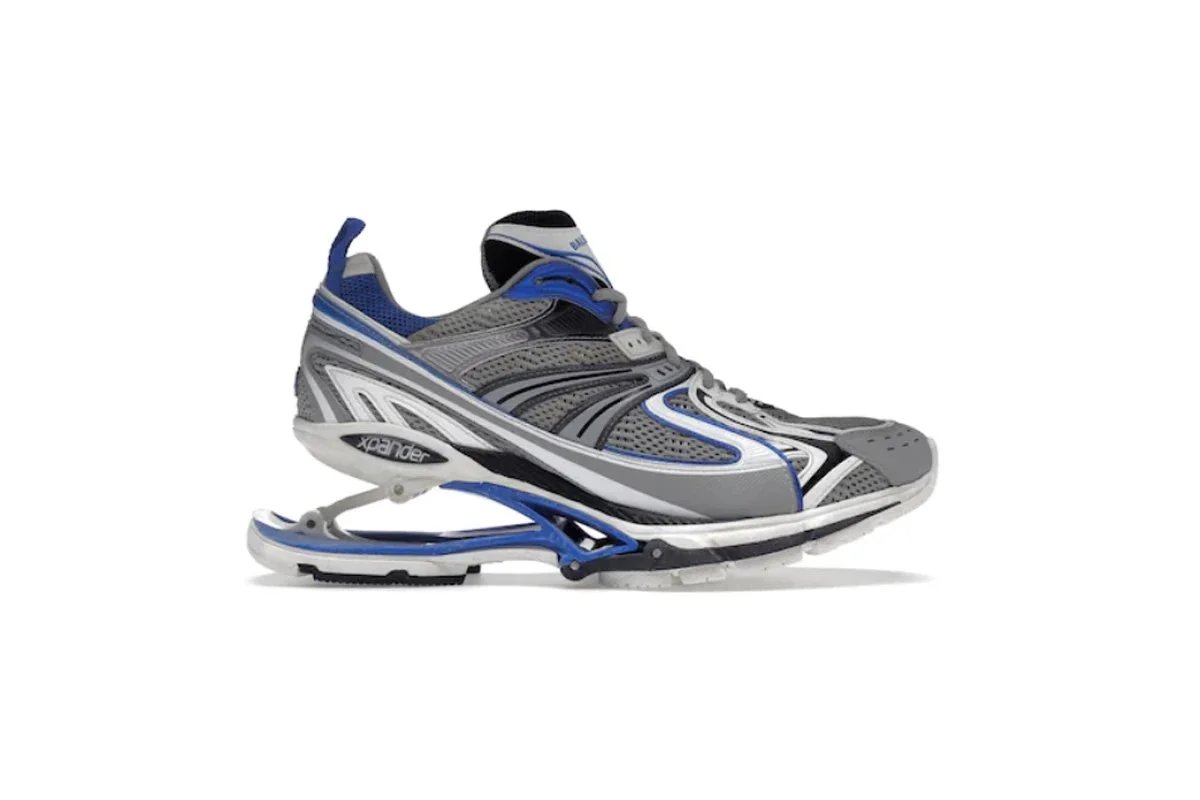 Xpander Running Shoes Gray Blue White Sneakers - 1
