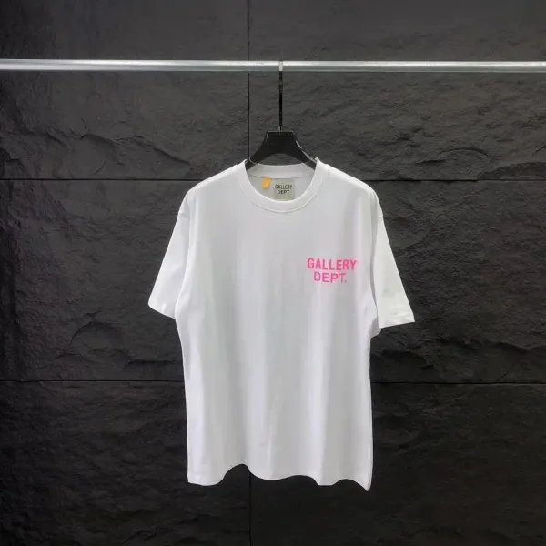 Gallery Dept. Logo Print Lime Green T-Shirt - 10
