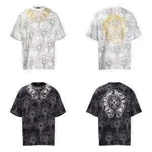 Chrome Hearts Cross Pattern Oversized T-Shirt Multicolor - 7