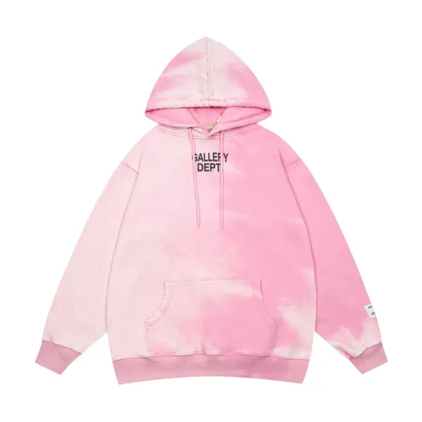 Gallery Dept Tie-Dye Pink Hoodie - 1
