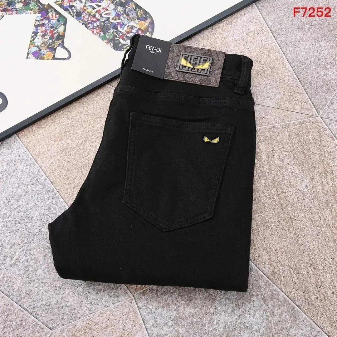 Fendi Monster Eye Black Jeans - 1