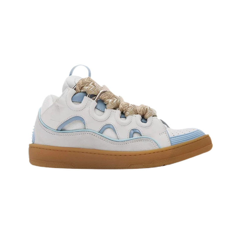 Maison Margiela Tabi Sneaker Low White Light Blue Beige Sneakers