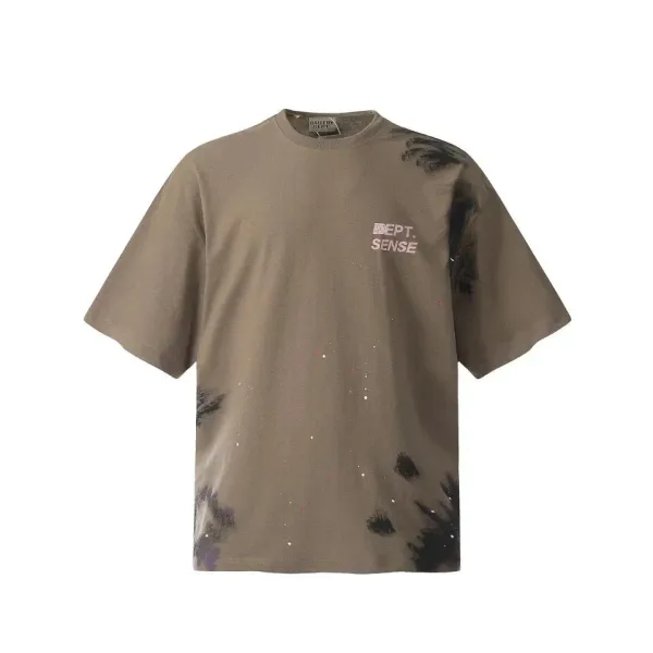 Gallery Dept. Paint Splatter Tee Beige T-Shirt - 1