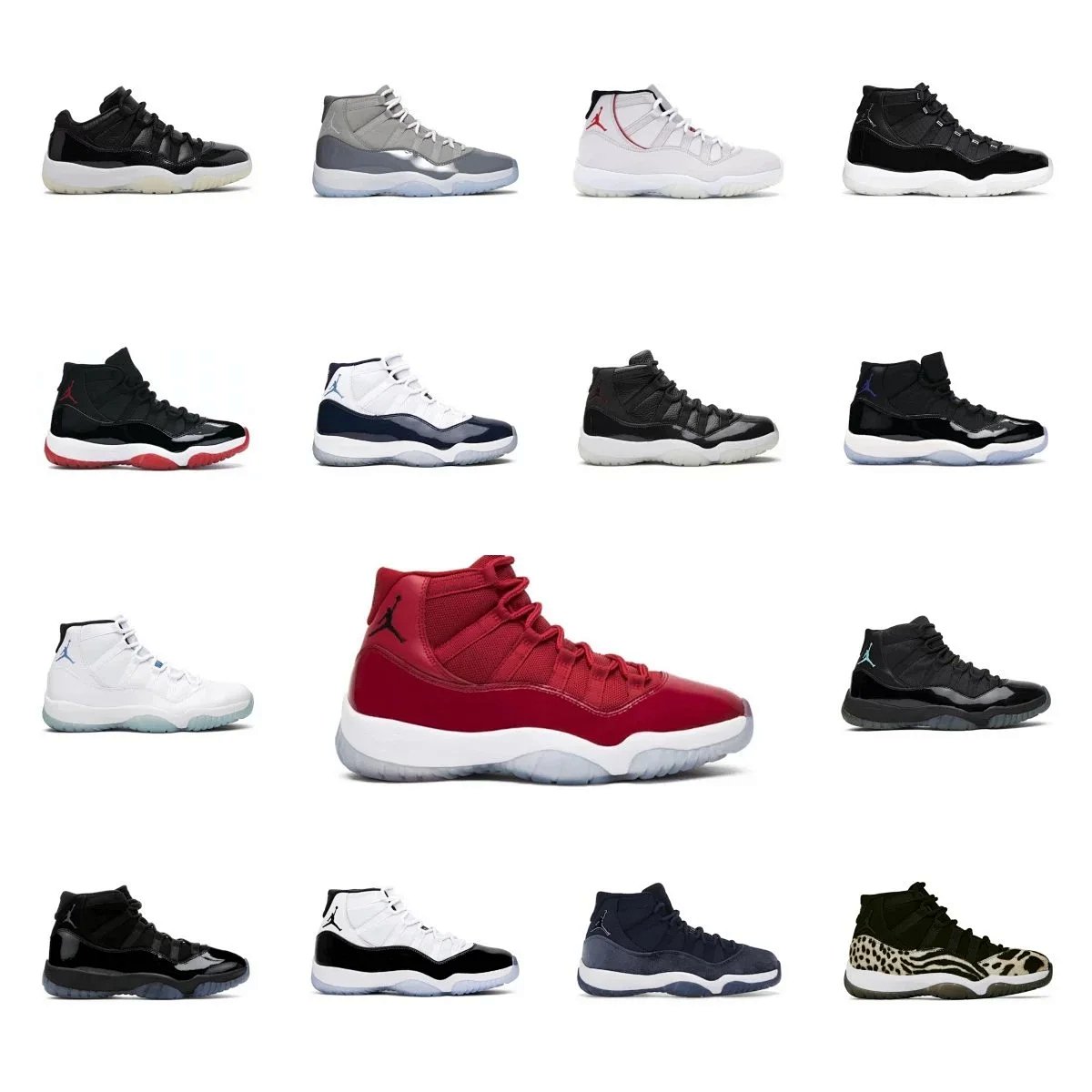Air Jordan 11 Retro Midnight Navy Sneakers Basketball Shoes product detail 3 in Litbuy spreadsheet finds