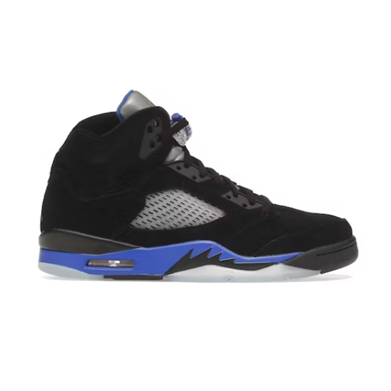Air Jordan 5 Retro Black/Blue Sneakers - 2
