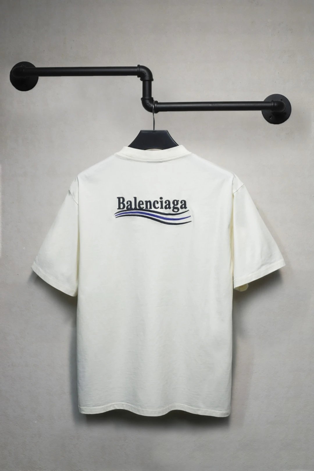 Off-White Wave Logo Black T-Shirt - 6