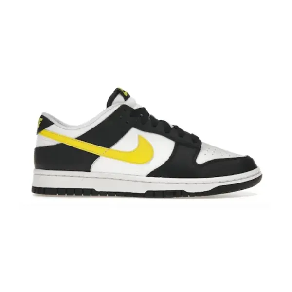 Nike Dunk Low Black White Yellow Sneakers - 1