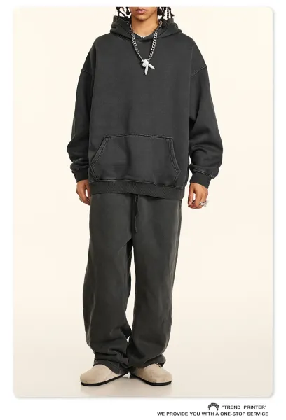 Saint Tears Relaxed Fit Sweatpants Deep Gray - 23