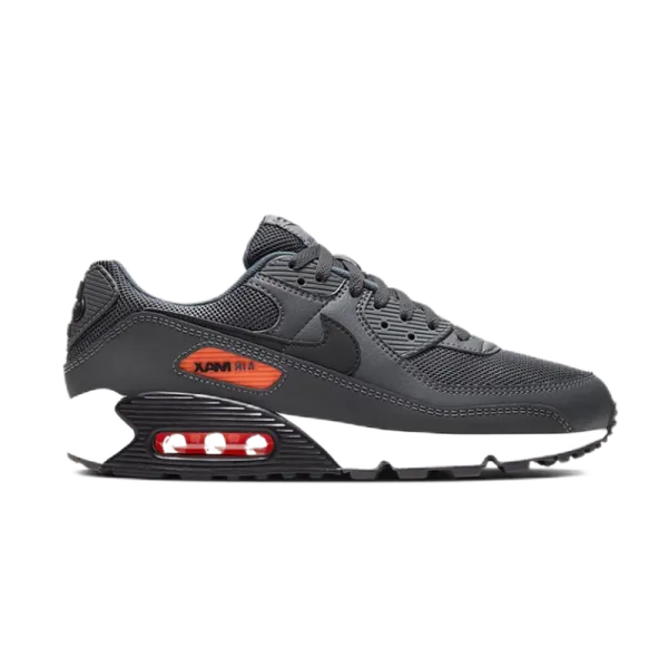 Nike Air Max 90 Black/Red/Gray Sneakers - 17
