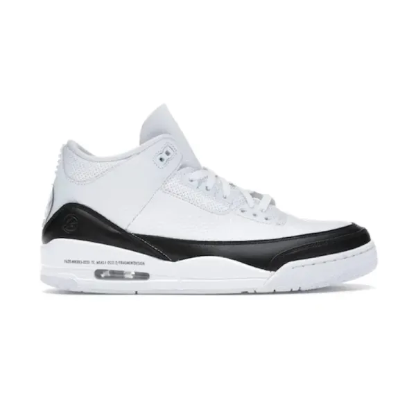 Air Jordan 3 x Fragment Design White/Black Sneakers - 1