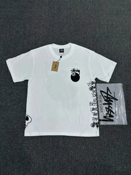 Stüssy Classic Logo Black T-Shirt - 3