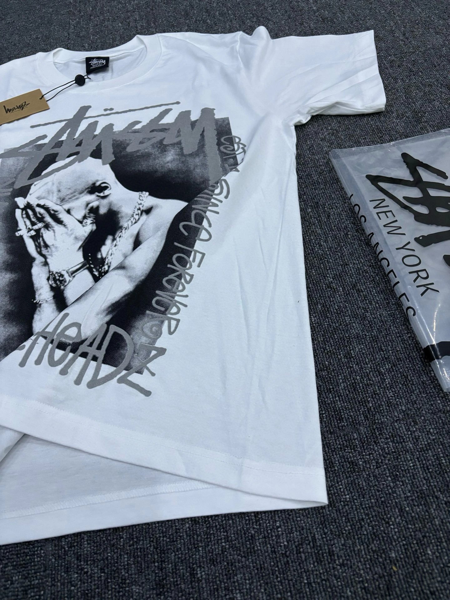 Stüssy Classic Logo Black T-Shirt - 8