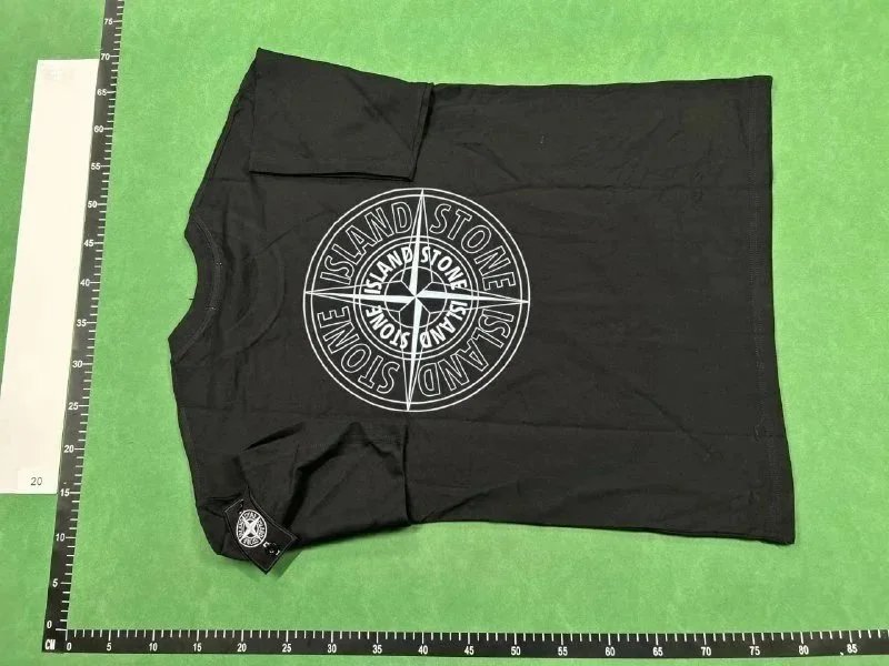Stone Island Compass Logo T-Shirt Gray T-Shirt - 7
