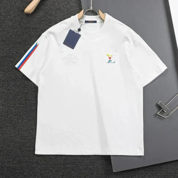 Louis Vuitton Monogram Multicolor Logo T-Shirt White - 1
