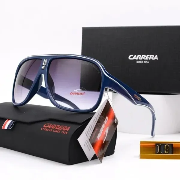 Carrera Eyewear Since 1956 Aviator-Style Sunglasses Navy Blue - 1