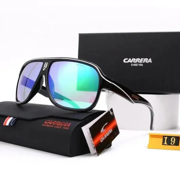 Carrera Sunglasses Black Frame Multicolor Mirror Lens Sunglasses - 1