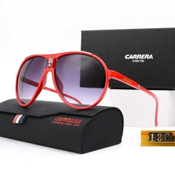 Carrera Aviator Red Sunglasses - 1